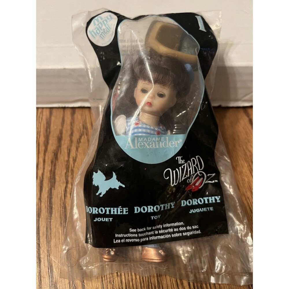 2008 McDonald's Madame Alexander Wizard of Oz Dorothy & Toto Doll in sealed bag